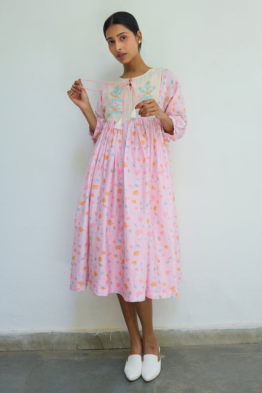 WREN chanderi dress