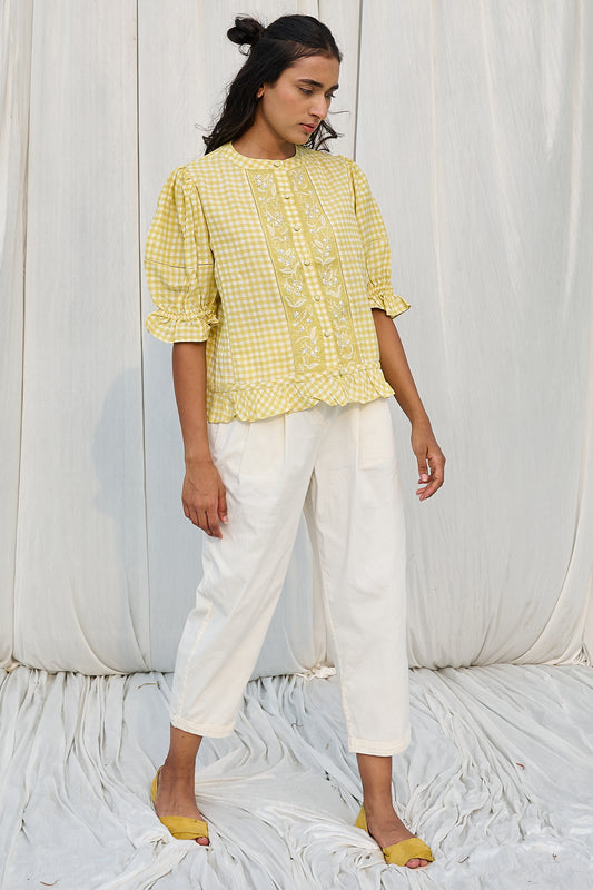 SARA 100% cotton trousers