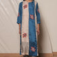 Nell Set (Nell Kurta+Carly Striped Trousers+Silk Organza Dupatta)