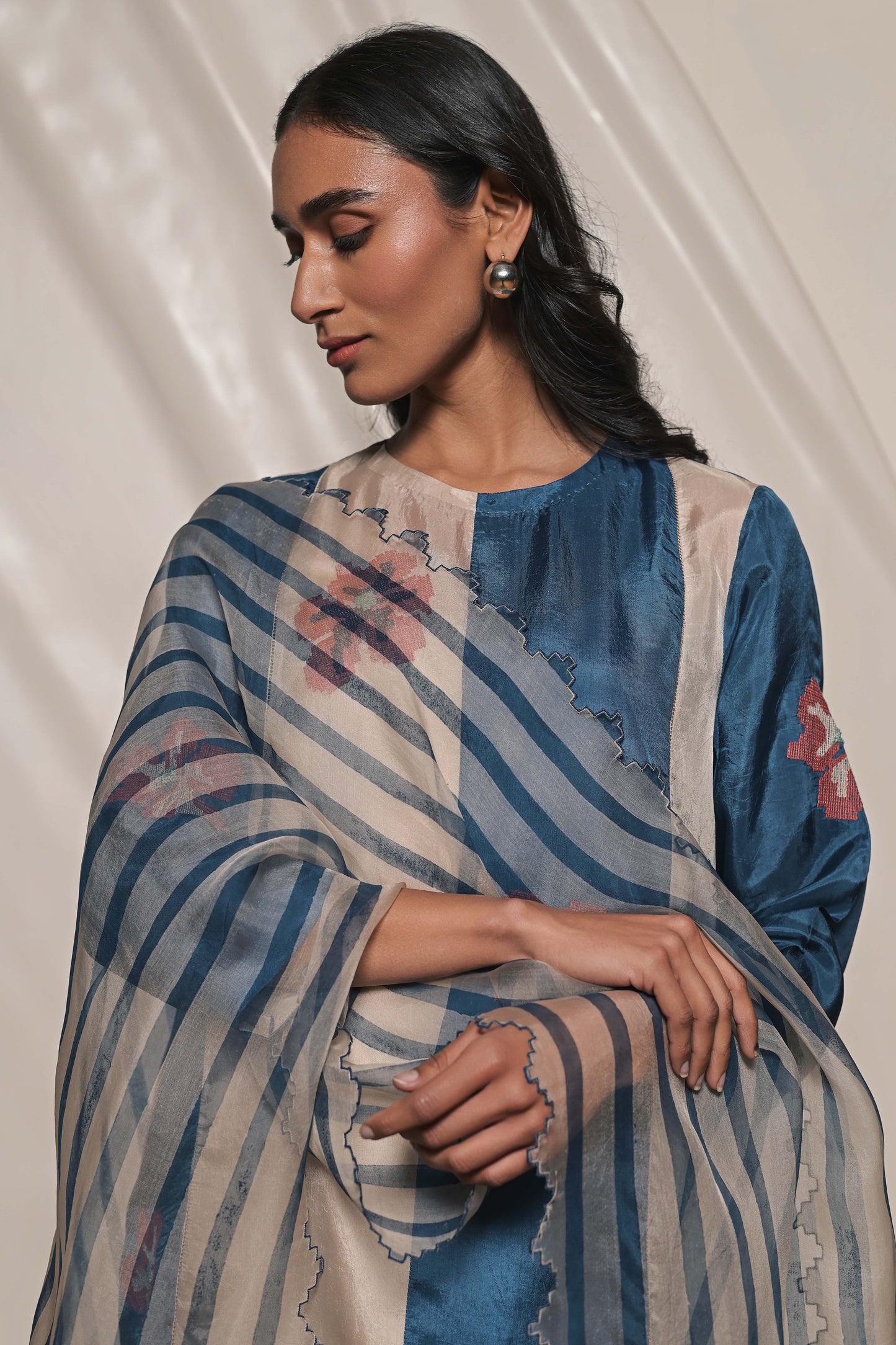 Silk organza dupatta