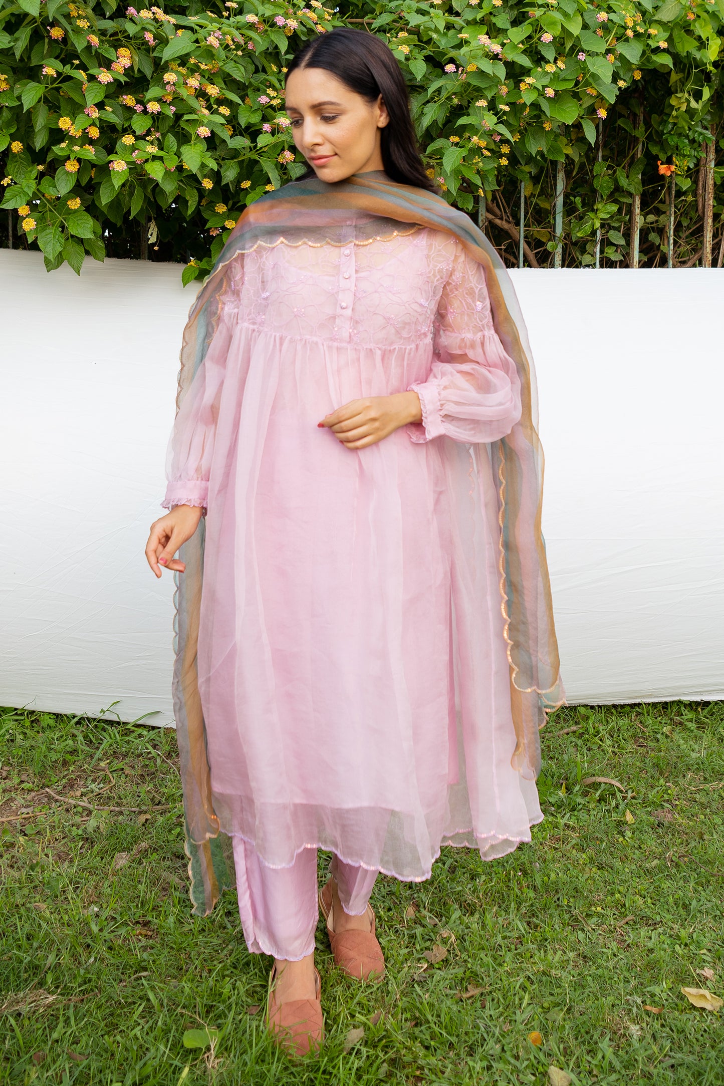 silk organza dupatta