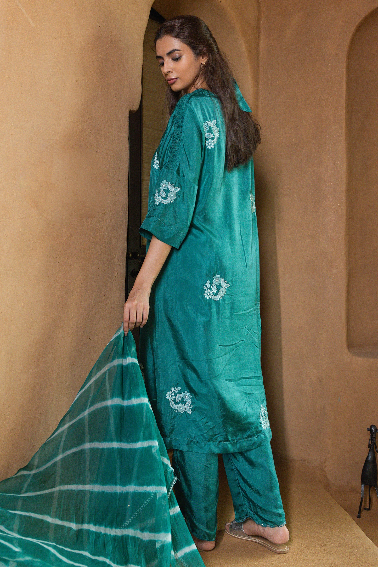 Silk organza Dupatta