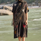 Silk organza stole
