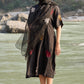 Silk organza stole