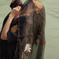 Silk organza stole