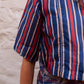 Striper viscose tabby blouse
