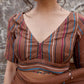 Back open blouse