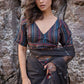 Back open blouse