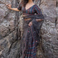 Silk organza saree set(saree+blouse)