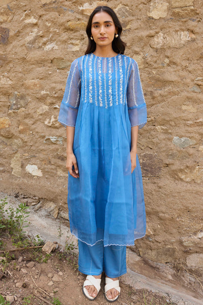 Cheryl Set (Cheryl Dress+Carly Trousers+Dupatta)
