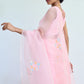 Silk organza saree
