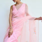Silk organza saree