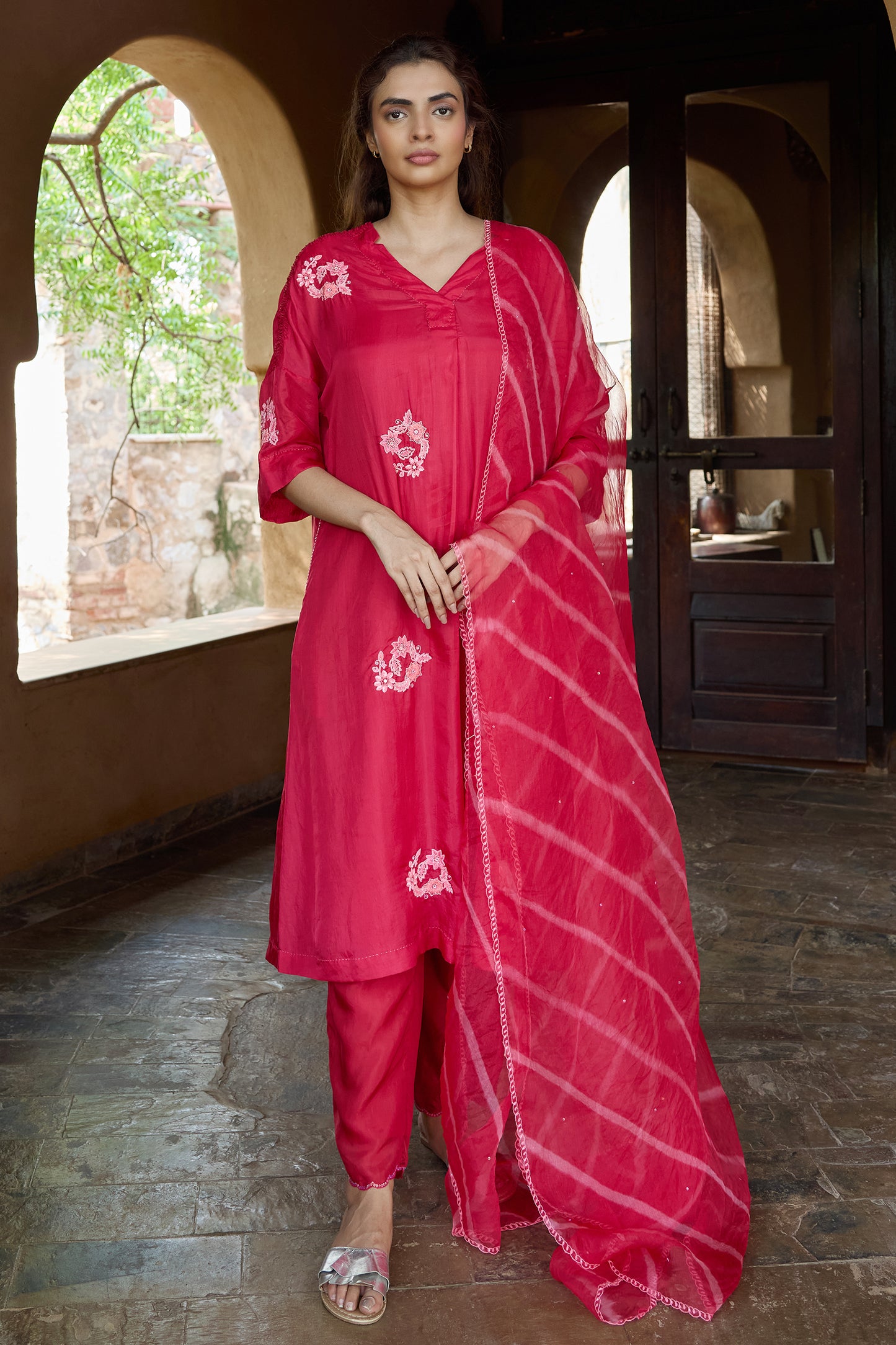 Silk organza Dupatta