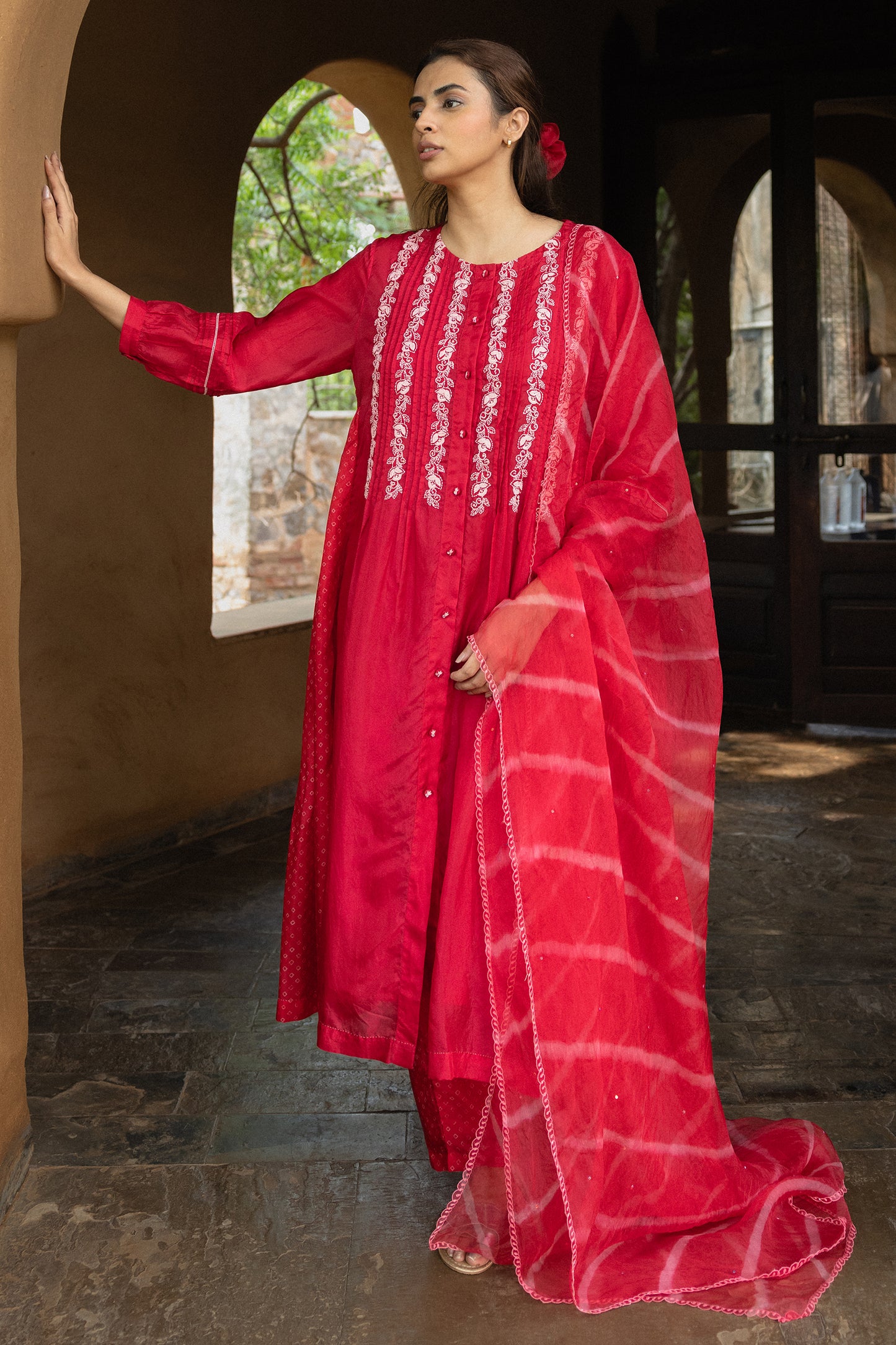 Silk organza Dupatta