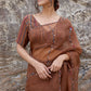 Silk organza saree set(saree+blouse)