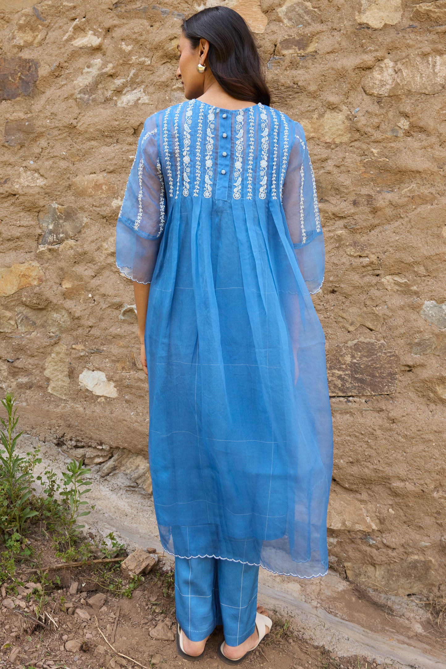 Cheryl Set (Cheryl Dress+Carly Trousers+Dupatta)