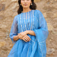 Cheryl Set (Cheryl Dress+Carly Trousers+Dupatta)