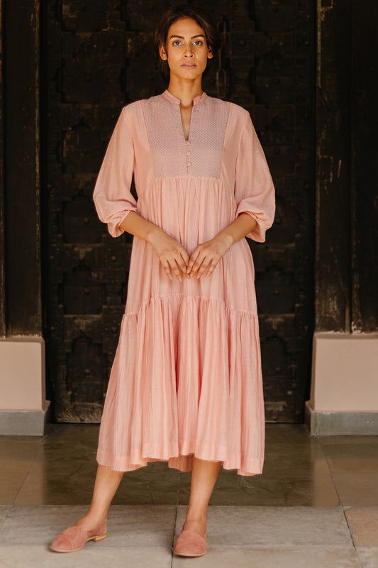 CARA cotton chanderi Dress
