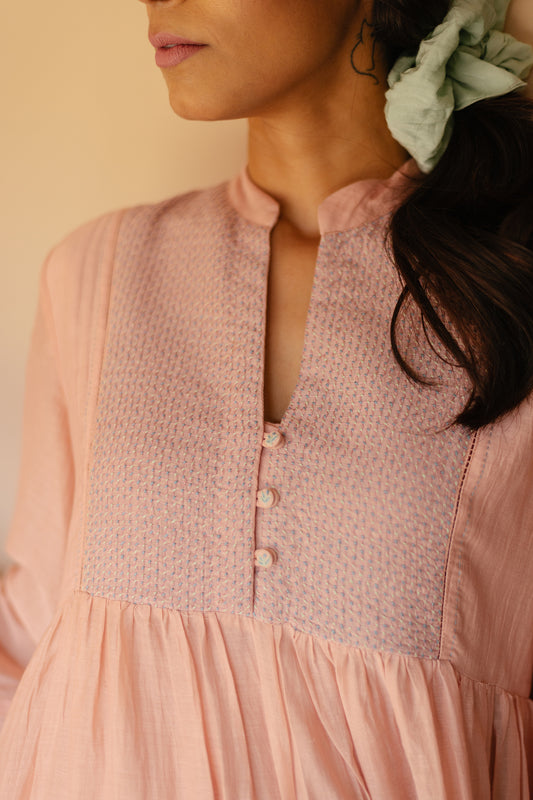 CARA cotton chanderi Dress