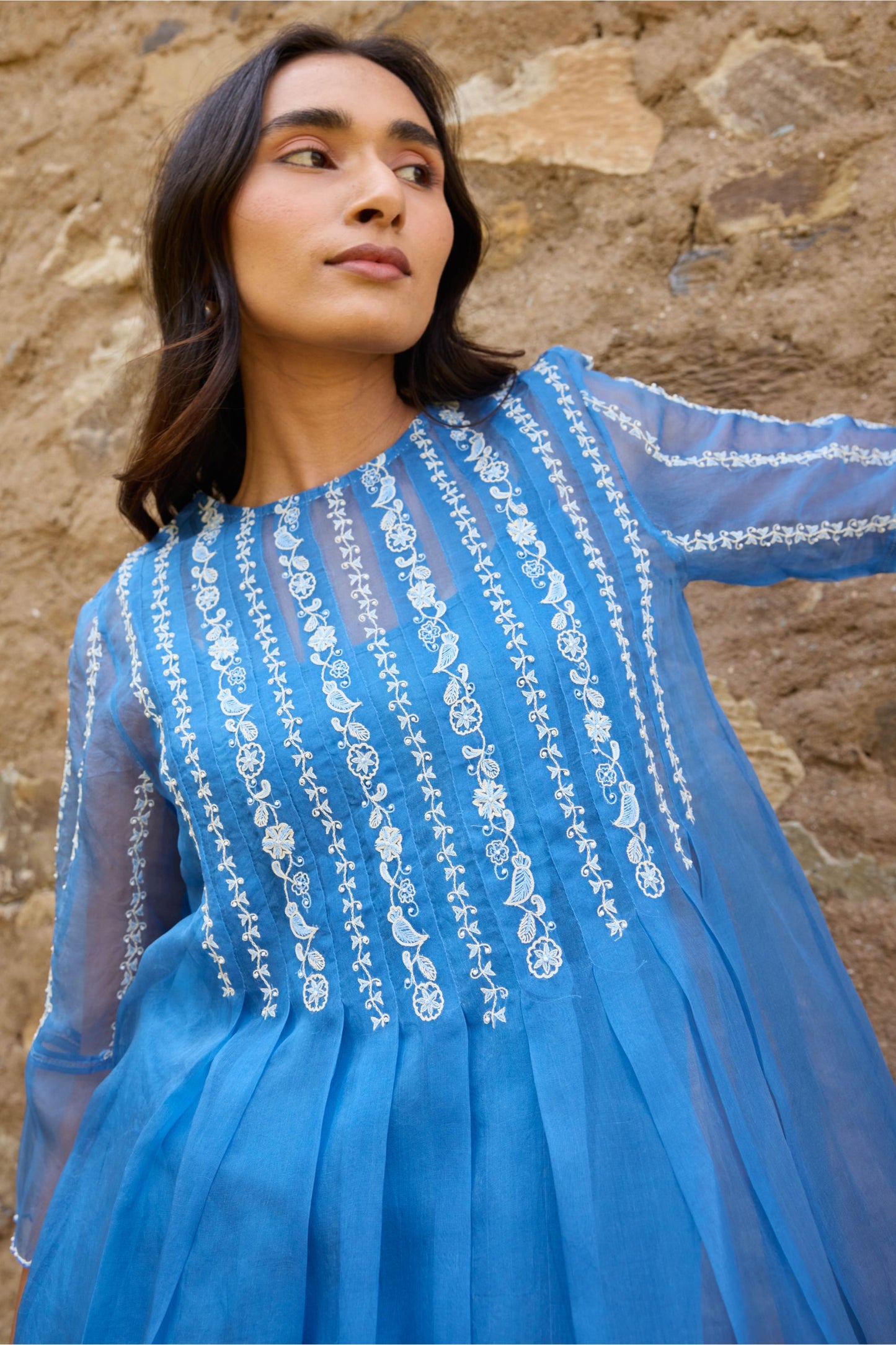 Cheryl Set (Cheryl Dress+Carly Trousers+Dupatta)